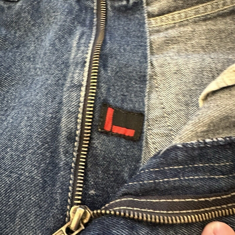 Vintage Fubu Jeans Mens 34 x 33 Wide Leg Baggy Denim Skater Y2K JNCO Cargo‎ - Picture 10 of 16